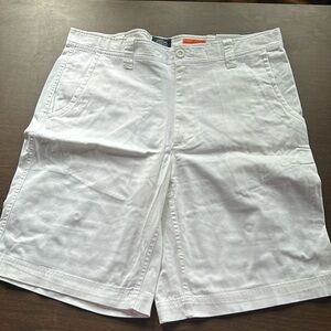 St Johns Bay Men’s Performance Comfort Stretch Shorts Size 36 White